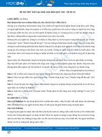 Đề thi thử THPT QG năm 2020 môn Ngữ Văn - Đề số 30