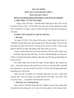 (BÀI tập NHÓM Quản trị thương hiệu) Case khủng hoảng truyền thông và cách xử lý của Vinamilk