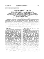 Hiện tượng đa thanh trong lập luận nghịch hướng (Qua khảo sát các mẫu lập luận sử dụng kết từ nhưng)