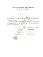 Một số đặc điểm lâm học của rừng trồng các loài cây họ Sao Dầu trong các mô hình phục hồi rừng cây gỗ lớn bản địa tại Khu bảo tồn thiên nhiên Bình Châu - Phước Bửu