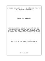 Góp phần nghiên cứu đa dạng các loài thuộc họ lan (orchidaceae juss ) nhằm đề xuất giải pháp quản lý, bảo tồn đối với một số loài lan chủ yếu tại khu bảo tồn thiên nhiên đakrông   quảng tr 