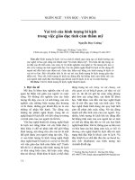 Vai trò của hình tượng bi kịch trong việc giáo dục tình cảm thẩm mỹ
