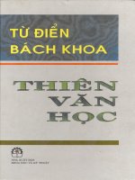 Từ điển bách khoa Thiên văn học part 1