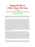 Những Bí Mật Về Chiến Tranh Việt Nam - Chương 2 Người chiến binh của chiến tranh lạnh, người giữ bí mật