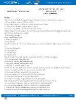 Bộ 5 đề thi thử THPT QG môn Lịch Sử năm 2021 có đáp án Trường THPT Bình Chánh