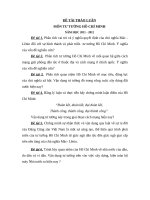 ĐỀ TÀI THẢO LUẬN MÔN TƯ TƯỞNG HỒ CHÍ MINH NĂM HỌC 2011 - 2012