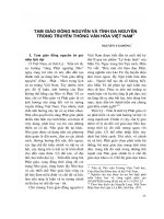 Tam giáo đồng nguyên và tính đa nguyên trong truyền thống văn hóa Việt Nam