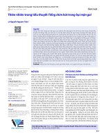 Thiên nhiên trong tiểu thuyết Tiếng chim hót trong bụi mận gai