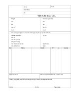 yêu cầu báo giáo xây dựng