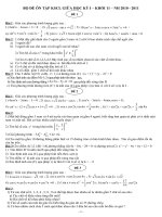 On tap thi HK I Toan 11