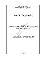 Thiết kế quy trình công nghệ chế tạo trục khuỷu 