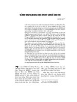 Về một thư viện khoa học xã hội tầm cỡ khu vực