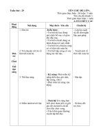 giáo án tuần 25:Thời tiết mùa hè