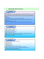 Tin học cơ bản excel