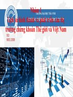 Lịch sử hình thành và phát triển của thị trường chứng khoán Thế giới và Việt Nam