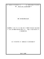 Nghiên cứu một số đặc điểm cấu trúc và đa dạng loài của rừng trên núi đá vôi tại vườn quốc gia xuân sơn   tỉnh phú thọ 