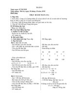 GA tuần 5 lơp 3 môn phụ