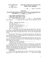 Báo cáo kết quả xây dựng NTM năm 2020