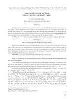 Hình tượng cái tôi trữ tình trong thơ Trần Thị Huyền Trang