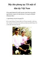 Độc đáo phong tục Tết một số dân tộc Việt Nam