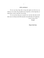 Nghiên cứu đặc điểm cấu trúc thảm thực vật cây gỗ ở khu bảo tồn thiên nhiên tây yên tử, tỉnh bắc giang 