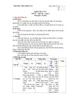 Đề kiểm tra 1 tiết HK2 môn Ngữ Văn 6 năm 2017-2018 có đáp án – Trường THCS Đội Cấn (Phần Văn học)