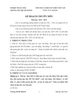 KE HOACH CHUYEN MON TIEU HOC 20122013