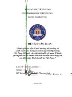 Đánh giá các yếu tố môi trường, thị trường và cạnh tranh của Công ty Samsung trên thị trường Việt Nam. Đề xuất các giải pháp đối với quản lý kênh phân phối và các thành viên kênh nhằm thích ứng với các điều kiện kinh doanh tại Việt Nam