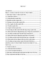 (Thảo luận kinh tế đầu tư) Phân tích khái niệm và đặc điểm đầu tư phát triển. Liên hệ phân tích thực trạng sử dụng mobile money