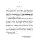 Nghiên cứu lập kế hoạch quản lý rừng bền vững theo tiêu chuẩn FSC FMCOC tại công ty TNHH một thành viên lâm nghiệp đô lương nghệ an 