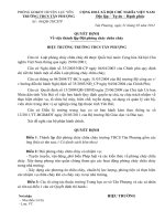 Quyet dinh thanh lap doi phong chay chua chay