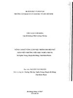 Nâng cao kỹ năng làm việc nhóm cho đội ngữ giảo viên ờ trường tiêu học nghĩa trung 