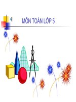 Bài giảng: Hình tam giác – Toán lớp 5