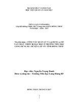 Công tác quản lý và sử dụng cơ sở vật chất   thiết bị dạy học ở trường tiểu học long hưng b3   huyện lấp vò   tỉnh đồng tháp 