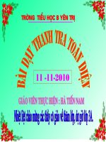 Luyen tu va cau Lop 3