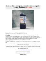 Gội xả 2 in 1 chống rụng tóc dành cho nam giới   dicora urban fit   270,000 đ