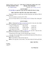 Quyet dinh kiem tra chuyen de soan bai va day hoctheo chuan kien thuc thuc ki nang