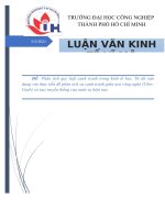 Phân tích quy luật cạnh tranh, cạnh tranh giữa taxi công nghệ và taxi truyền thống