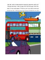 GIAO AN TUẦN 25 CHỦ ĐỀ BÉ ĐI KHẮP NƠI BẰNG PHƯƠNG TIỆN GÌ