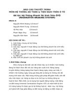 Báo cáo hệ thống phanh tái sinh trên ô tô