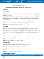 Nội dung ôn tập phần Tiếng Việt HK2 năm 2020 môn Ngữ Văn 8 - Trường THCS Đình Xuyên