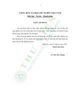 Giải pháp nâng cao chất lượng tín dụng chương trình cho vay hộ nghèo từ ngân hàng chính sách xã hội trên địa bàn huyện gò dầu, tỉnh tây ninh 