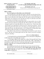 Đề thi học sinh giỏi môn Ngữ văn lớp 9 cấp huyện năm 2020-2021 có đáp án - Phòng GD&ĐT Ứng Hòa