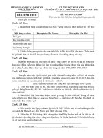 Đề thi học sinh giỏi môn Lịch sử lớp 9 cấp huyện năm 2020-2021 có đáp án - Phòng GD&ĐT Ứng Hòa