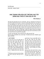 Đặc trưng văn hóa vật thể khu vực Tây sông Hậu thời kỳ văn hóa Óc Eo