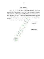 Giải pháp huy động sự đóng góp của người dân trong xây dựng cơ sở hạ tầng trong nông thôn mới nâng cao trên đia bàn huyên trảng bom, tinh đông nai 