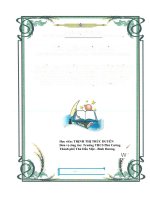 Giáo dục truyền thống yêu nước cho học sinh trường THCS phú cường thành phố thủ dầu một bình dương năm học 2016 2017 