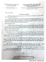 Đề thi học sinh giỏi môn Ngữ văn lớp 9 cấp huyện năm 2020-2021 - Phòng GD&ĐT Sơn Dương