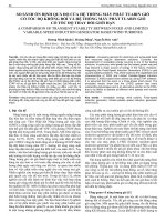 So sánh ổn định quá độ của hệ thống máy phát tuabin gió có tốc độ không đổi và hệ thống máy phát tuabin gió có tốc độ thay đổi giới hạn
