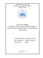 Nghiên cứu tối ưu hóa quá trình sấy khô vỏ bưởi ăn liền bằng công nghệ sấy vi sóng kết hợp với sấy lạnh  